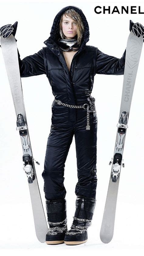 chanel ski suit